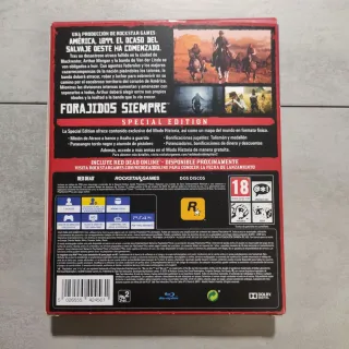 Caja y mapa Red Dead Redemption 2 PlayStation 4