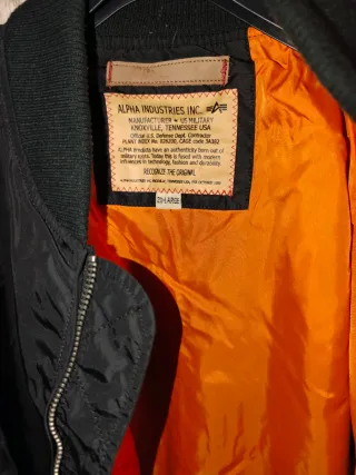 Chaqueta Alpha Industries MA1 Talla XXL