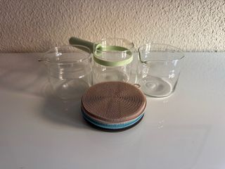 Juego Jarra y Vasos pra microond con Salvamanteles