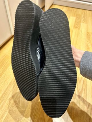 Zapatos Oxford Massimo Dutti Mujer Azul Talla 38