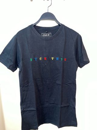 Camiseta Mister Tee Negra Talla XS