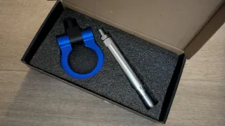 Gancho de remolque azul