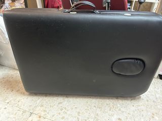 Camilla negra maletín plegable