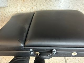 Camilla negra maletín plegable