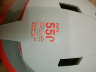 Casco de nieve infantil con visera