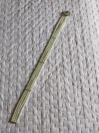 Cintura perle e strass