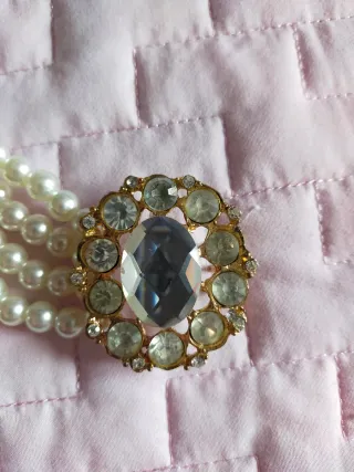 Cintura perle e strass