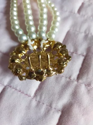 Cintura perle e strass