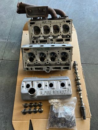 2 Culatas R5 Alpine Turbo, Tapa, Levas, Válvulas