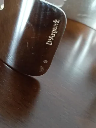 Pulsera esclava rígida D'argent plata