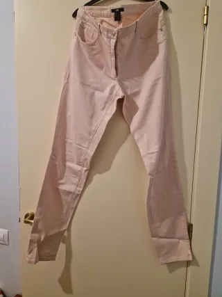 Pantalón pitillo rosa H&M