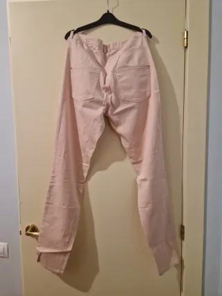 Pantalón pitillo rosa H&M