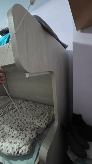 Litera con cama abatible y escritorio