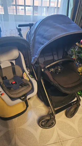 Carrito Jane Muum Azul con Patín