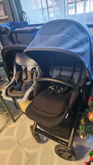 Carrito Jane Muum Azul con Patín