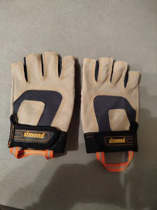 Guantes escalada Simond Vía Ferrata Talla 10 años.
