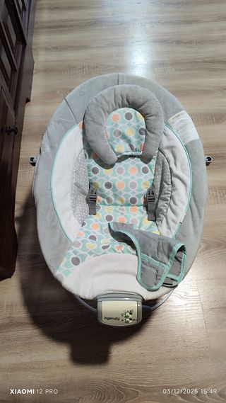 Silla Mecedora Bebé Azul