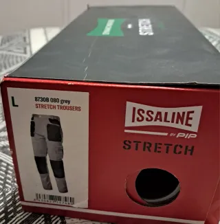 Pantalón de trabajo gris y negro talla L