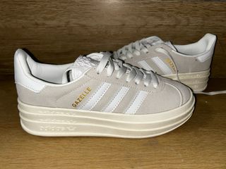 Adidas Gazelle Talla 37.5 Gris/Blanco