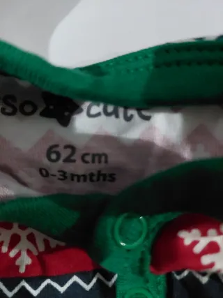 Tutina neonato natalizia 0-3 mesi