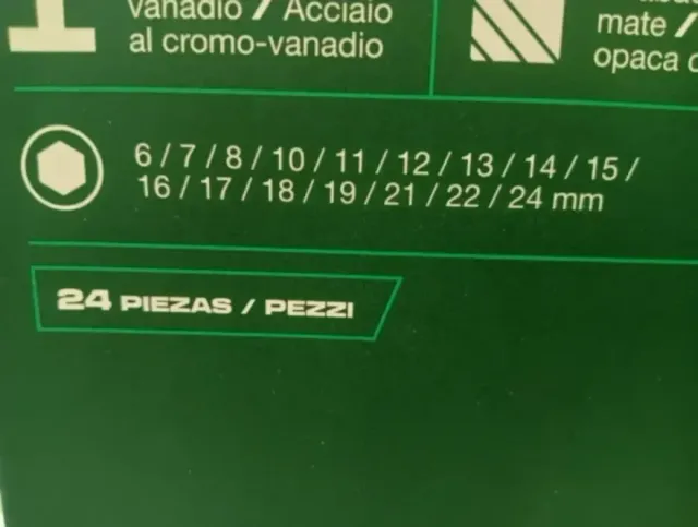 Set Llaves Carraca 3/8 PARKSIDE