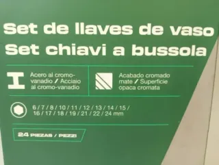 Set Llaves Carraca 3/8 PARKSIDE