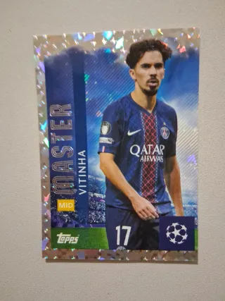 CROMO, MASTER, TOPPS, VITINHA, UEFA CHAMPIONS LEAG