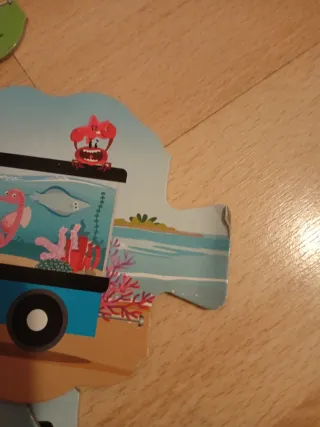 Lote 2 Puzzles Infantiles: Animales Agua y Granja