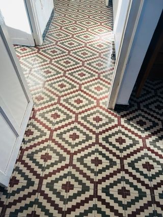 50 m2 Suelo Cemento Hidráulico antiguo