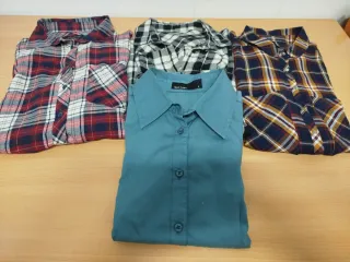 Pack 4 camisas mujer manga larga