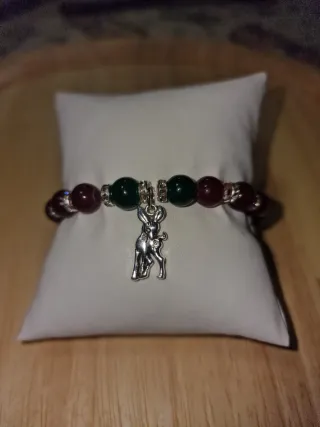 Bracciale con ciondolo cervo