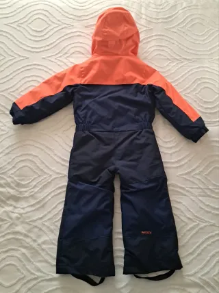 Mono de nieve niña Wedze naranja y azul