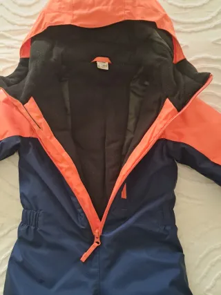 Mono de nieve niña Wedze naranja y azul