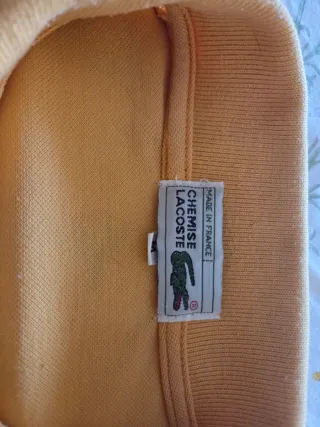 Polo Lacoste Amarillo mostaza