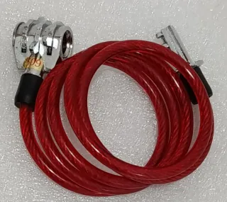 Candado Combinación Bicicleta Rojo