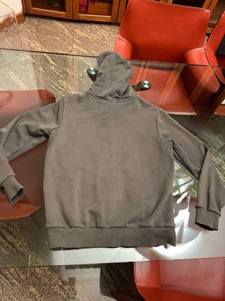 Felpa K-Way con cappuccio verde militare