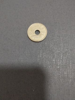 Moneda antigua 25 Kopeks