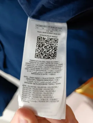 Chaqueta Plumas Guess Azul Marino Talla 14 Años