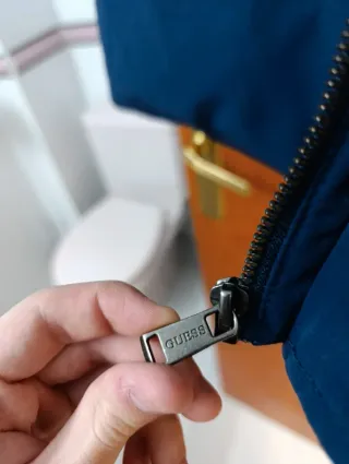 Chaqueta Plumas Guess Azul Marino Talla 14 Años