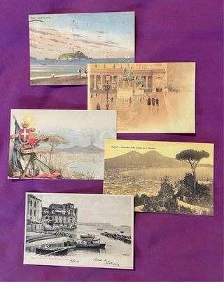 Astuccio 12 cartoline Saluti da Napoli