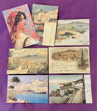 Astuccio 12 cartoline Saluti da Napoli