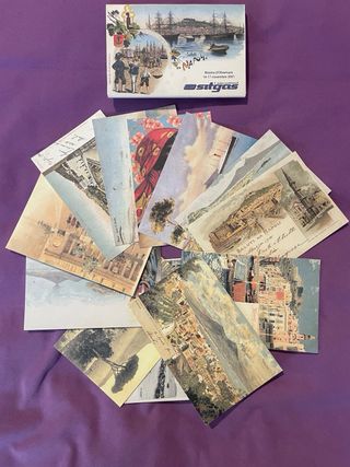 Astuccio 12 cartoline Saluti da Napoli