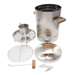 Barril Asador Universal Metal y Madera