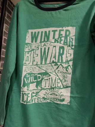 Lote 5 Camisetas Talla 12  Manga Larga