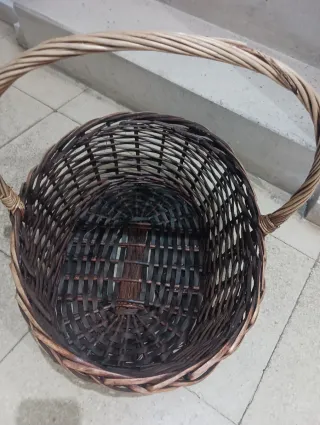 Cesta Mimbre Grande Asa