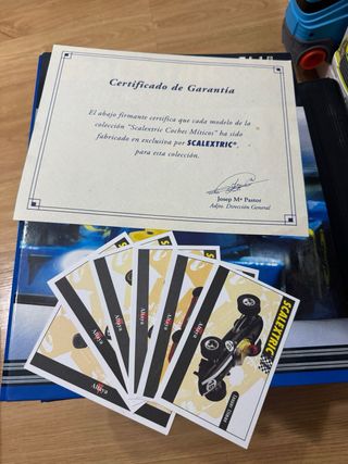 Maletín Scalextric Coches Míticos