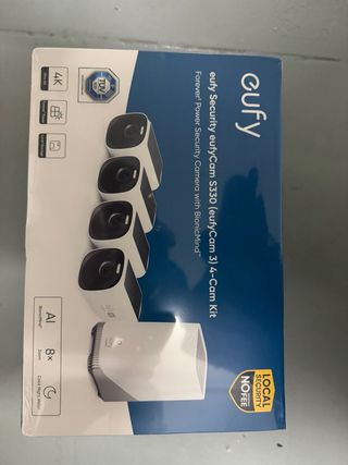 Eufy SecurityCamSolar S330 (4-Cam Kit) PRECINTADA
