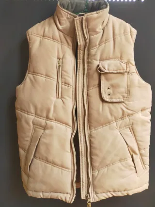 Chaleco infantil beige