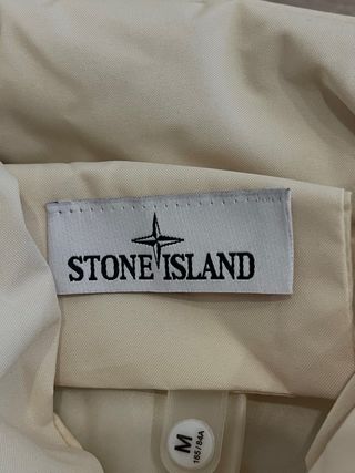 Abrigo sin capucha Stone Island color crema - S