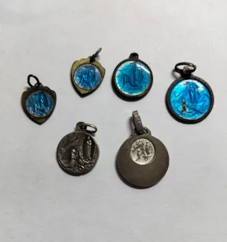 Medallas Virgen de Lourdes (6)